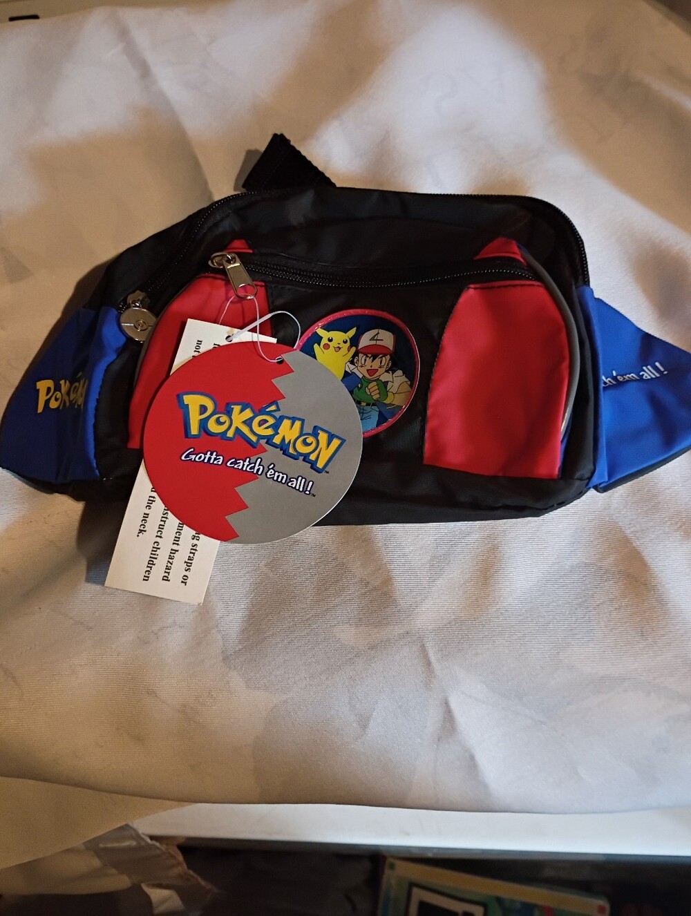 New Vintage 1999 Official Nintendo Pokemon Fanny Pack